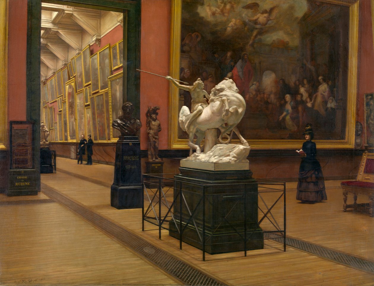 Interiér starého muzea od Henri Van Dyck