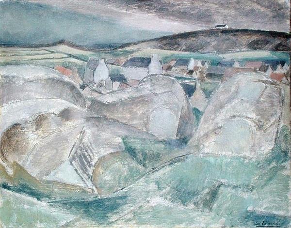 Vesnice v horách od Henri Victor Gabriel Le Fauconnier