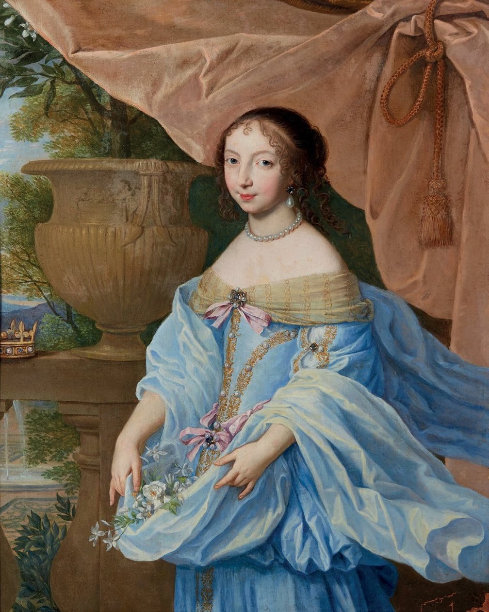 Portrét "řečené" Marie Martinazzi, kněžny z Conti od Henri and Charles Beaubrun