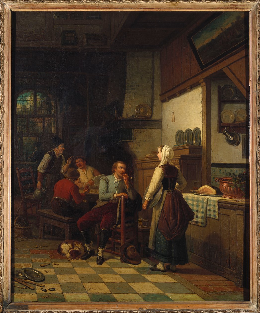 V hospodě, 1876 od Henri de Braekeleer