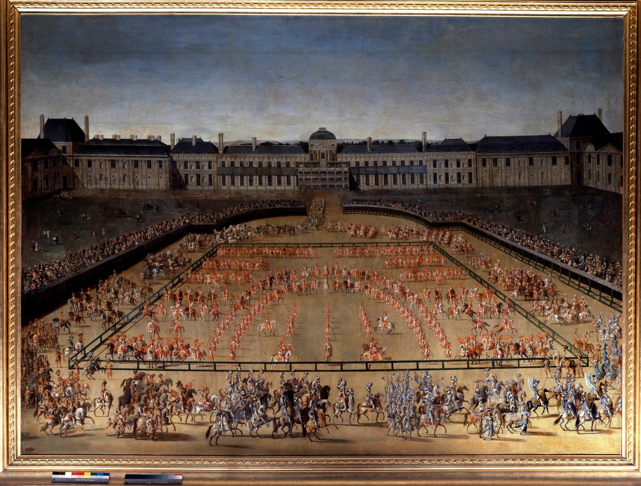 Velký kolotoč, který dal Ludvík XIV. v Cour des Tuileries v Paříži na oslavu narození dauphina (1/11/1661), 5. června od Henri de Gissey
