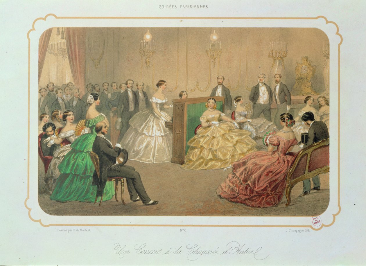 Z cyklu Soirees Parisiennes : A concert at the Chaussee d