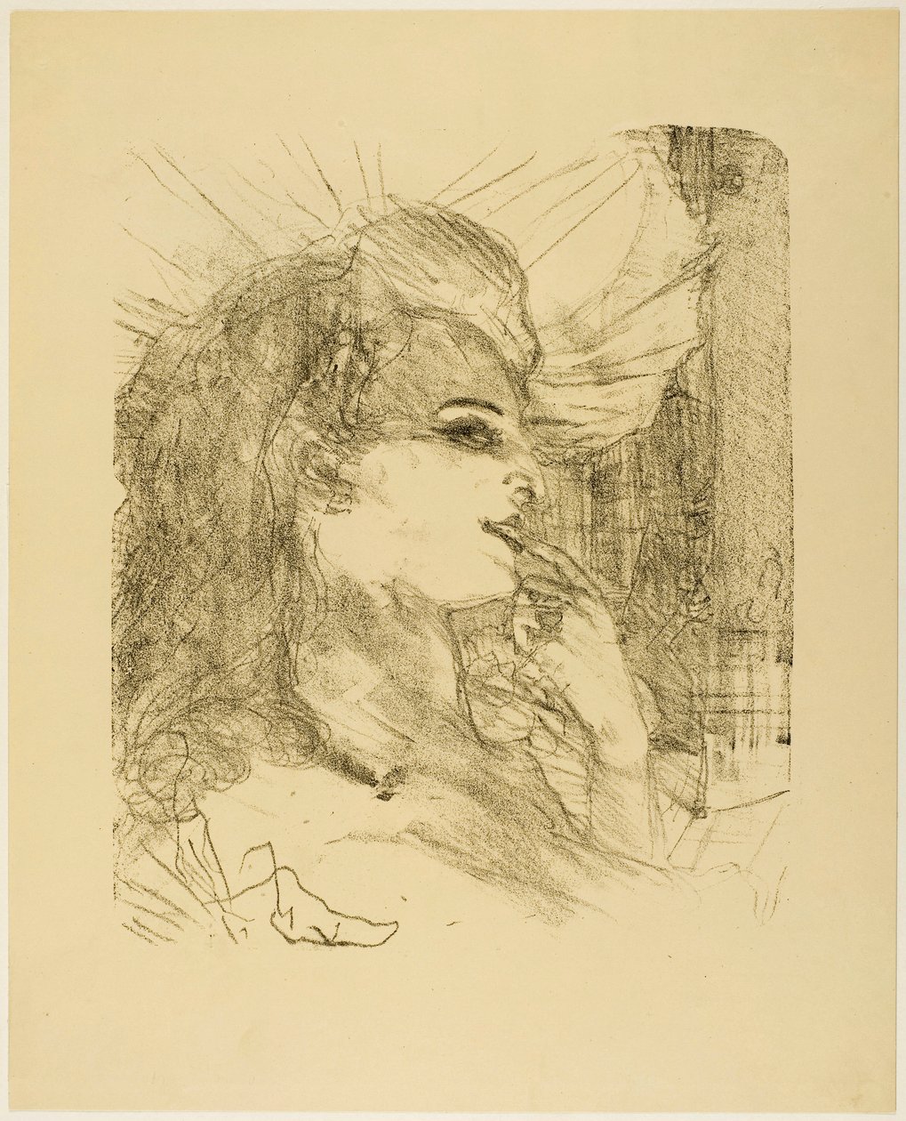 Anna Held, z Treize Lithographies od Henri de Toulouse-Lautrec