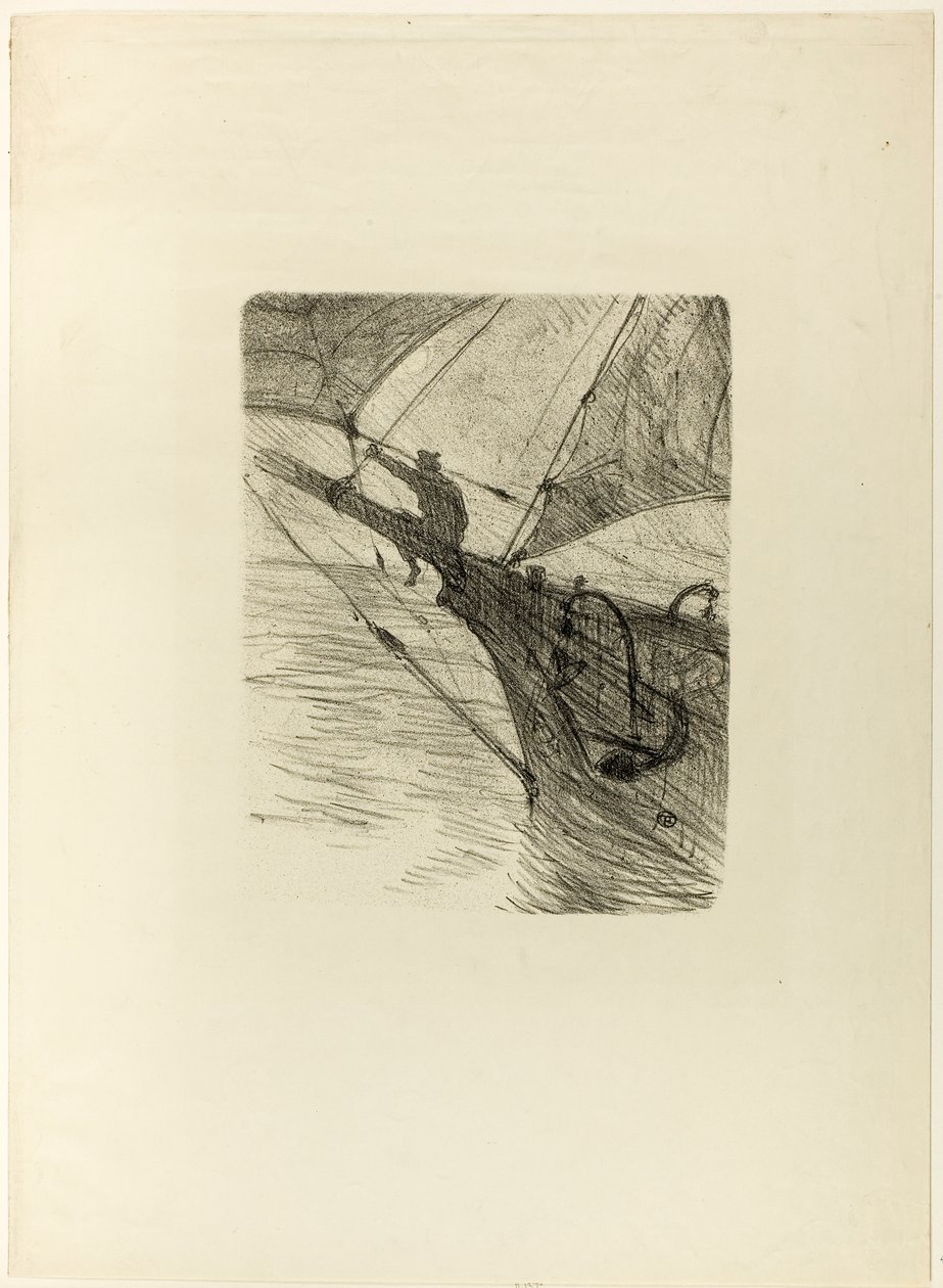 At Sea by Night, z Melodies od Désiré Dihau od Henri de Toulouse-Lautrec