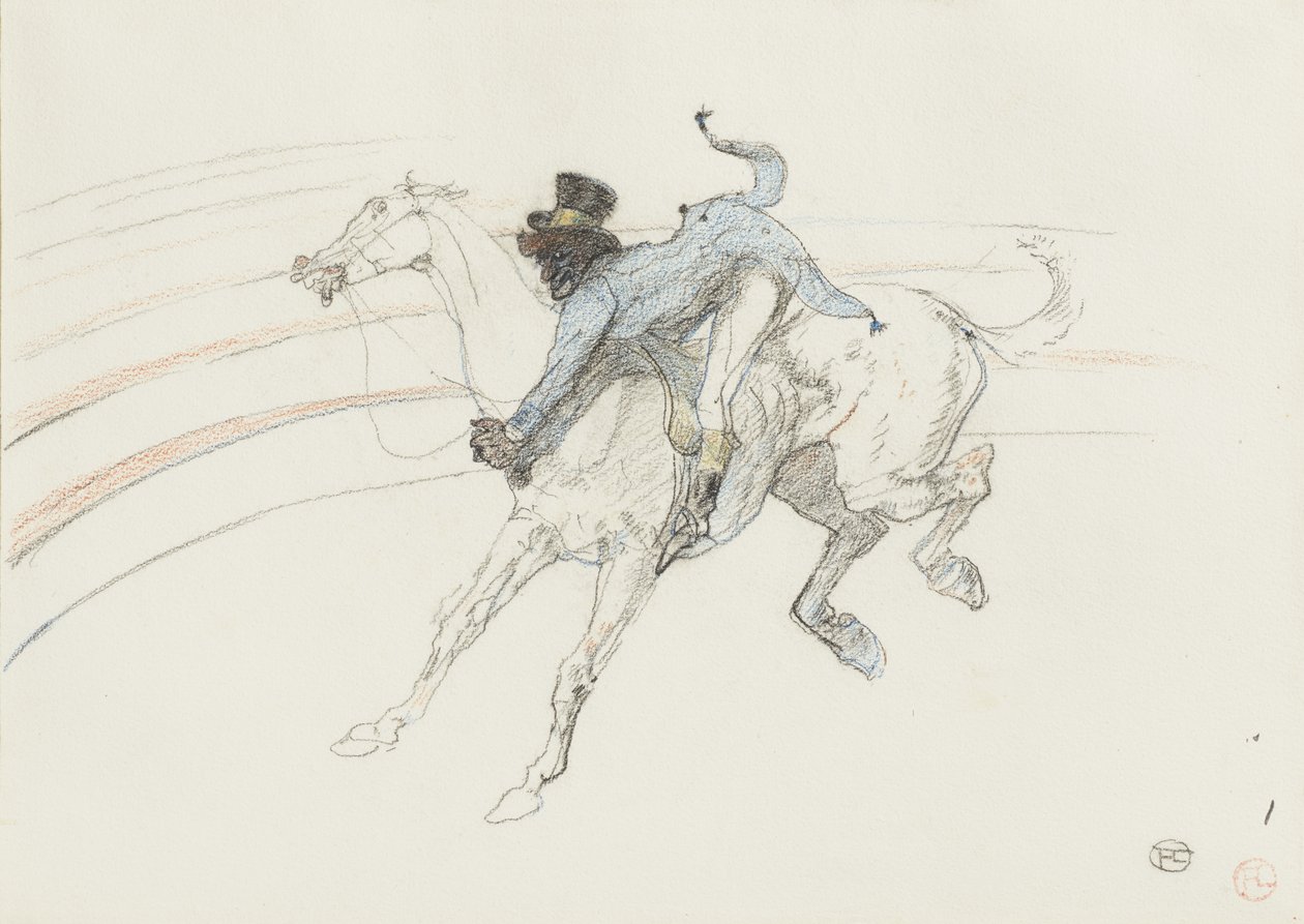V cirkuse: "Chocolat od Henri de Toulouse-Lautrec