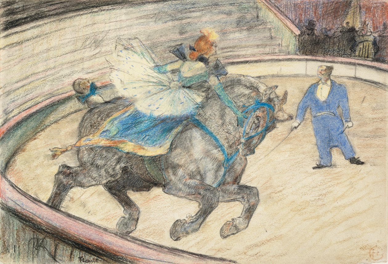 V cirkuse: Práce v ringu od Henri de Toulouse-Lautrec