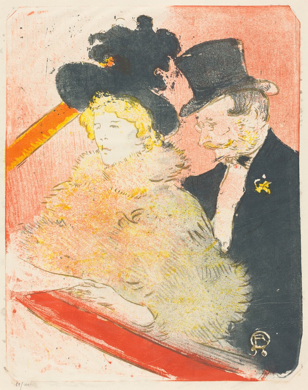 Na koncertě (Au concert) od Henri de Toulouse-Lautrec