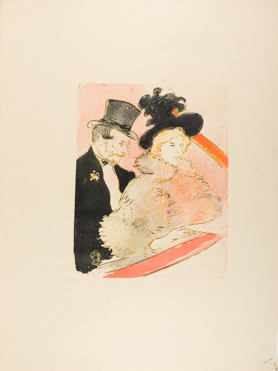 Na Koncertě od Henri de Toulouse-Lautrec