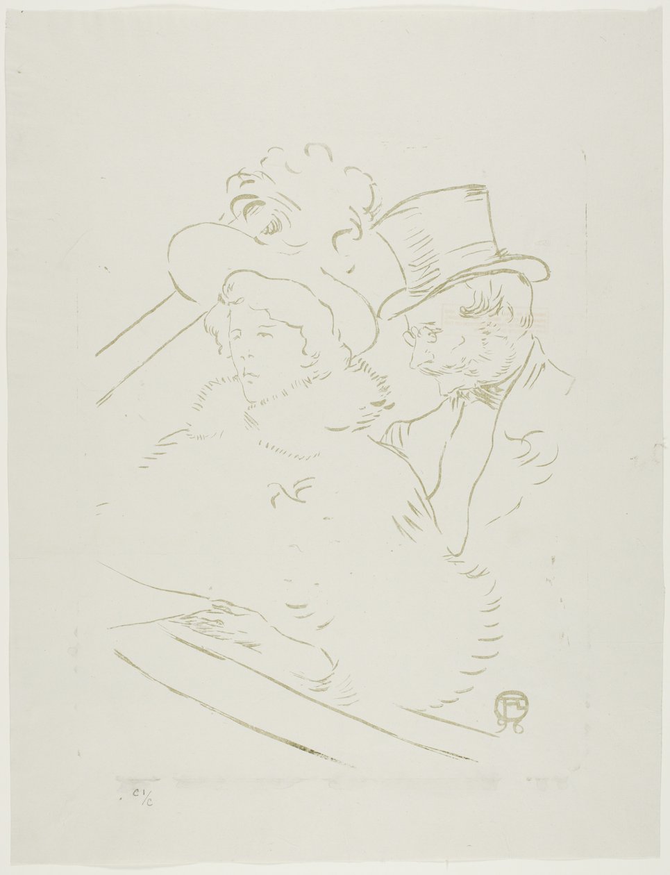 Na Koncertě od Henri de Toulouse-Lautrec