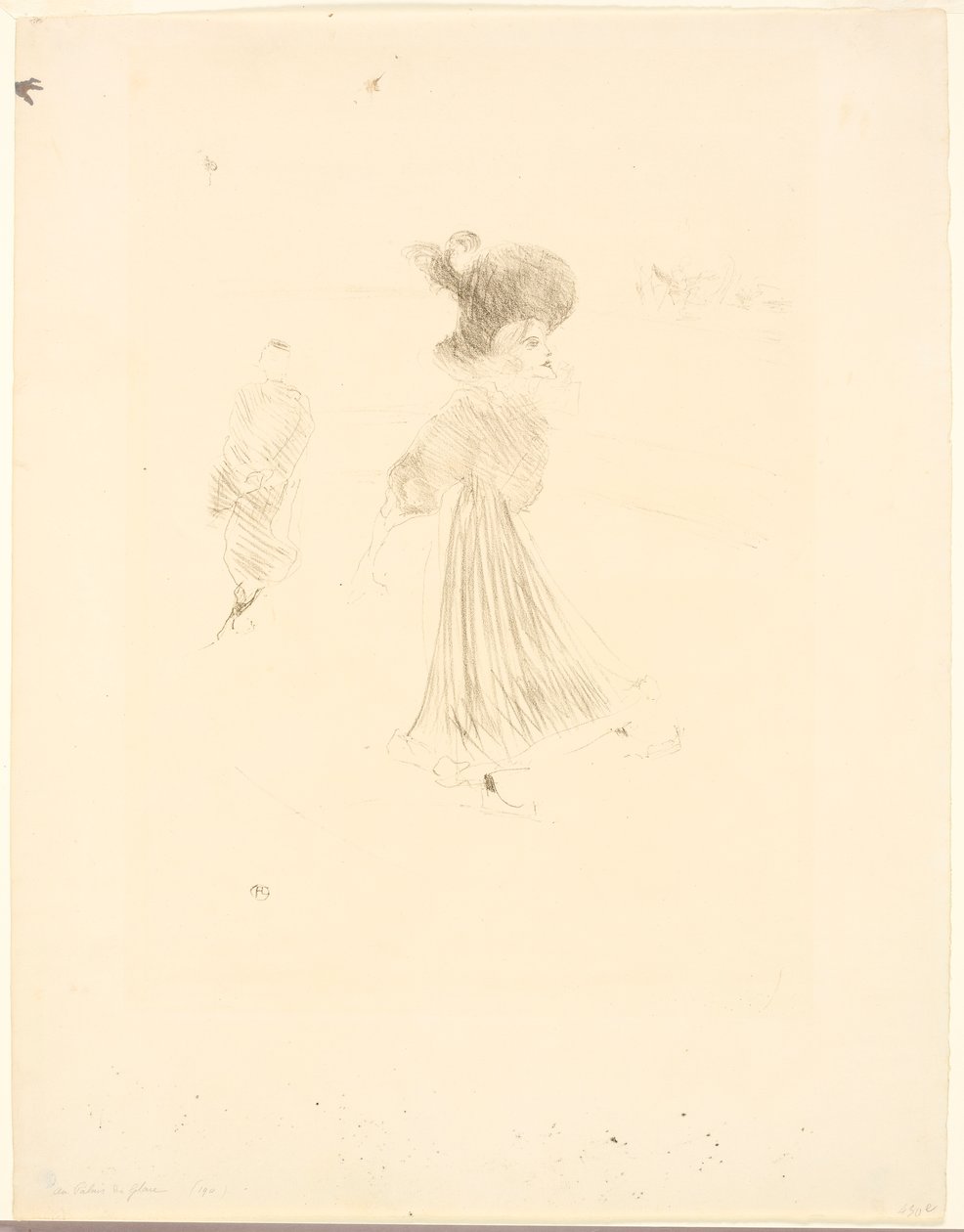 V Ledovém paláci od Henri de Toulouse-Lautrec