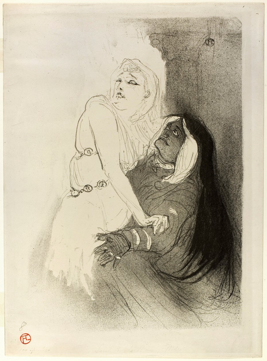 V renesanci: Sarah Bernhardt v Phèdre od Henri de Toulouse-Lautrec