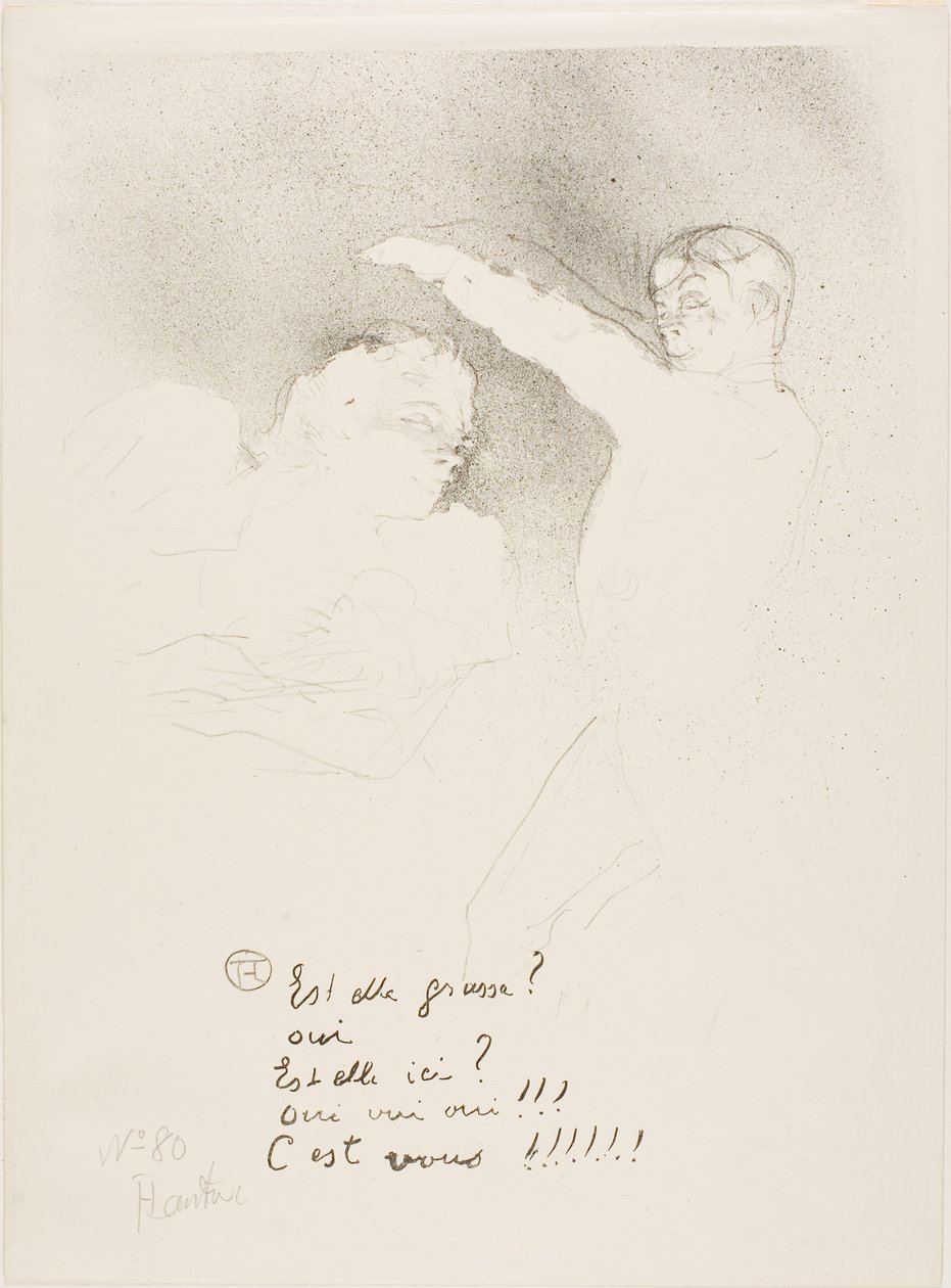 U odrůd: Mademoiselle Lender a Brasseur od Henri de Toulouse-Lautrec