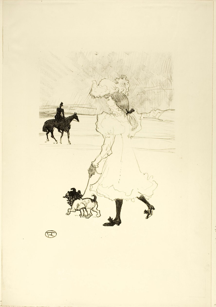 V lesích od Henri de Toulouse-Lautrec