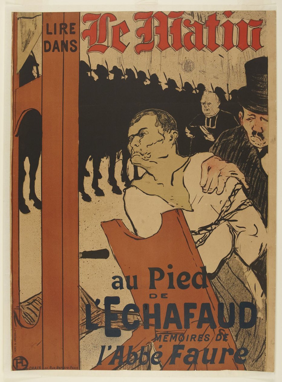 Am Fuße des Schafotts od Henri de Toulouse-Lautrec