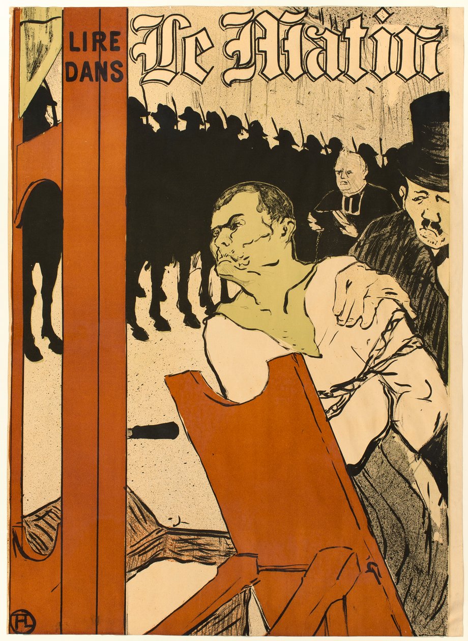U paty lešení od Henri de Toulouse-Lautrec