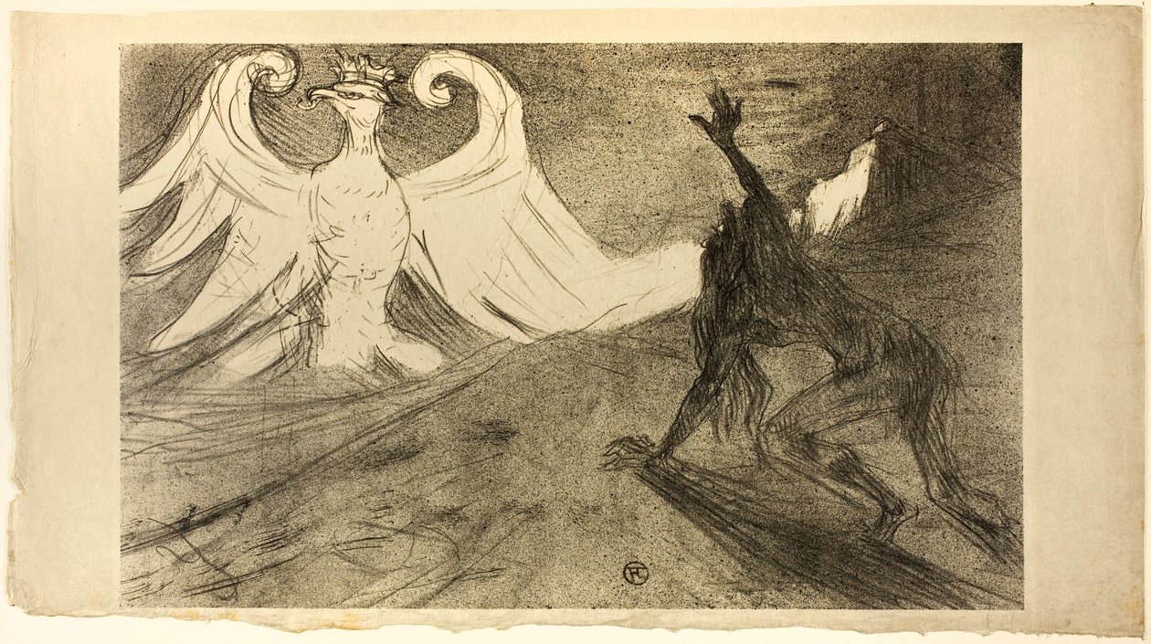 Na úpatí Sinaje, zamítnutá obálka od Henri de Toulouse-Lautrec