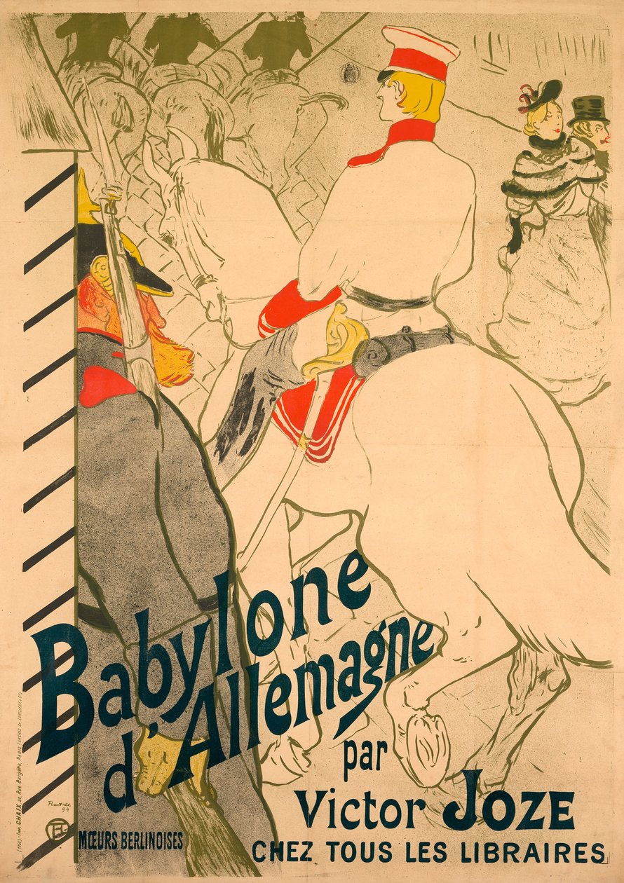 Babylon v Německu od Henri de Toulouse-Lautrec