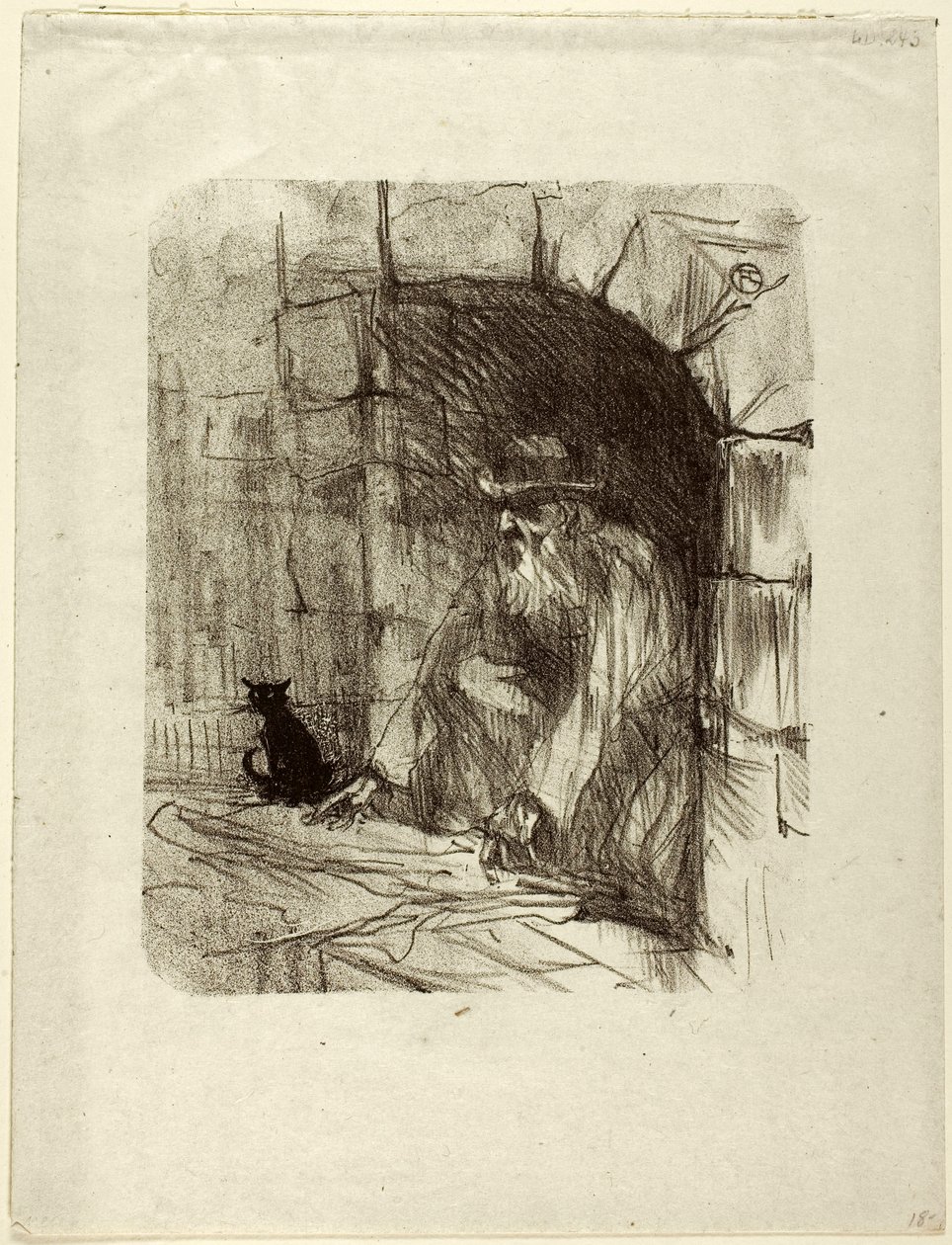 Zadní místnost obchodu v Krakově, z Au Pied du Sinaï od Henri de Toulouse-Lautrec