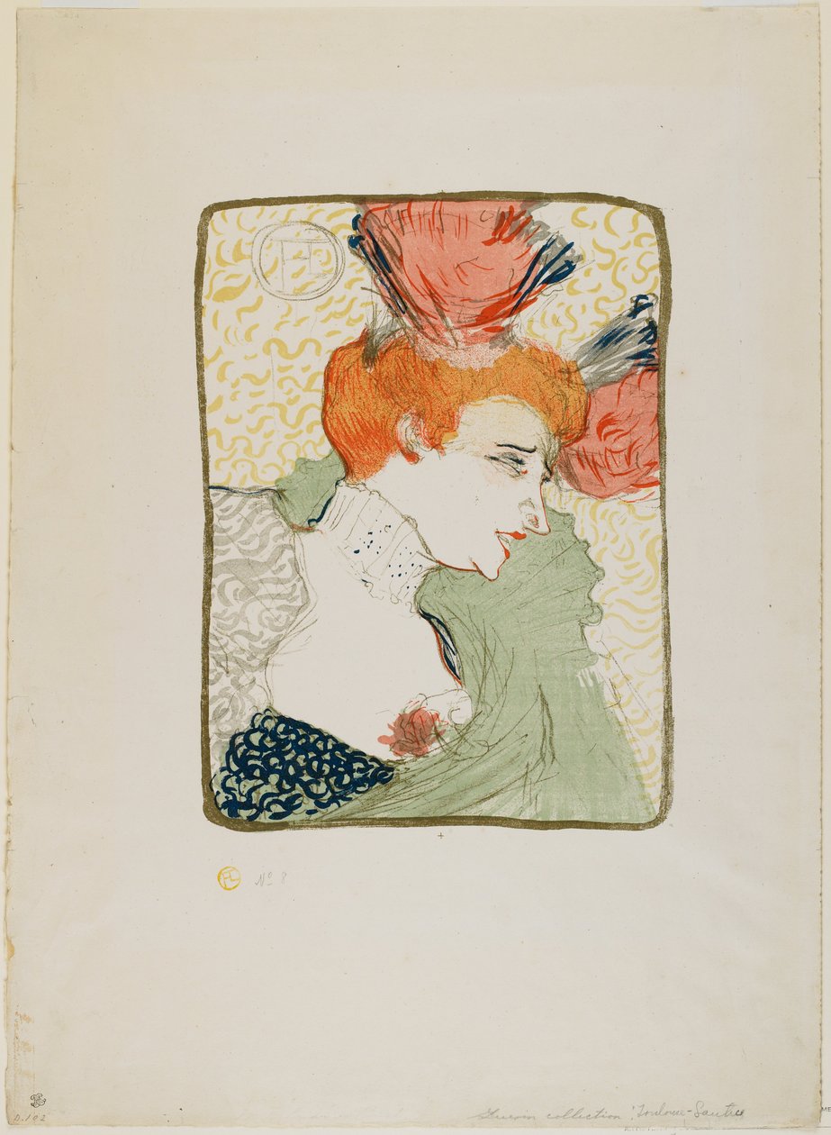 Busta slečny Marcelle Lenderové od Henri de Toulouse-Lautrec