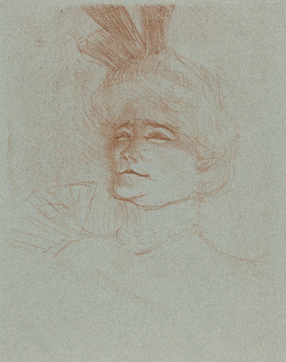 Busta slečny Marcelle Lenderové, v tříčtvrtečním pohledu (Mlle. Marcelle Lender en buste, de trois quartes) od Henri de Toulouse-Lautrec