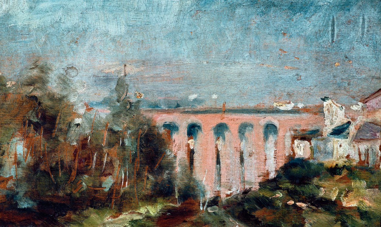 Castelviel viadukt v Albi od Henri de Toulouse Lautrec
