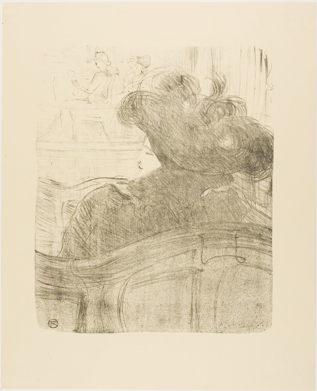 Cléo de Mérode z Třinácti litografií od Henri de Toulouse-Lautrec