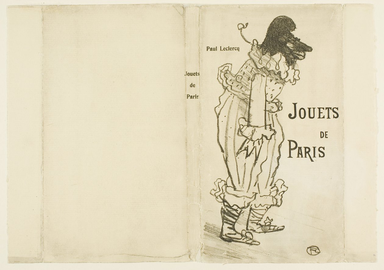 Obálka knihy „Jouets de Paris“ od Henri de Toulouse-Lautrec