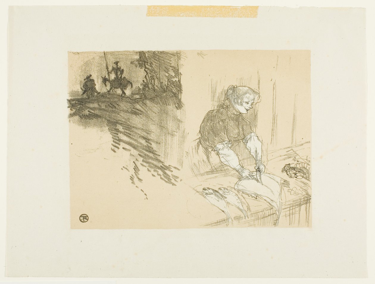 Obal pro Les Courtes Joys od Henri de Toulouse-Lautrec