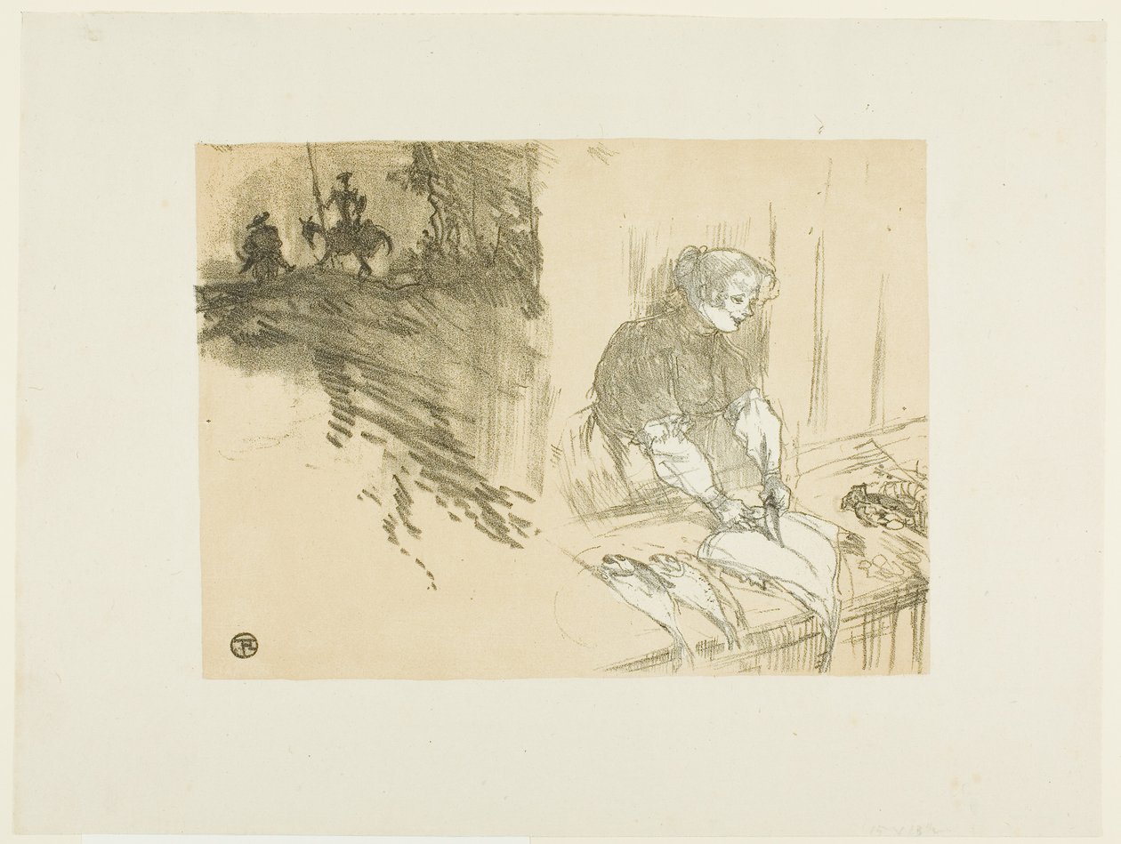 Obal pro Les Courtes Joys od Henri de Toulouse-Lautrec