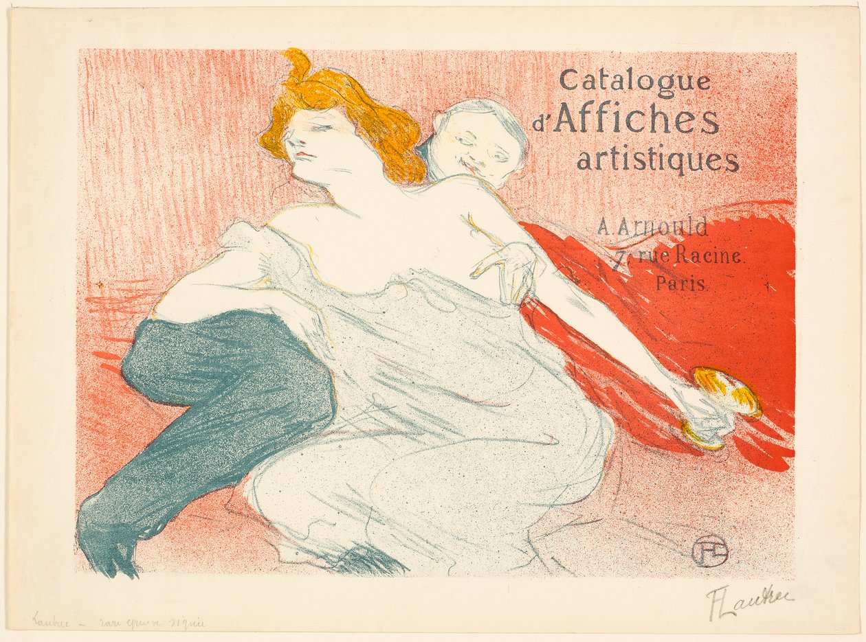 Zhýralost (druhá deska) od Henri de Toulouse-Lautrec