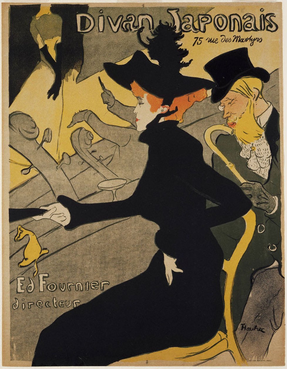 Divan Japonais od Henri de Toulouse-Lautrec
