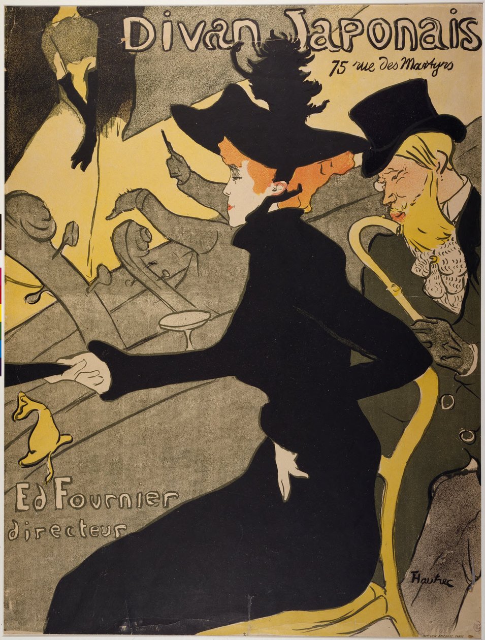 Divan Japonais od Henri de Toulouse-Lautrec