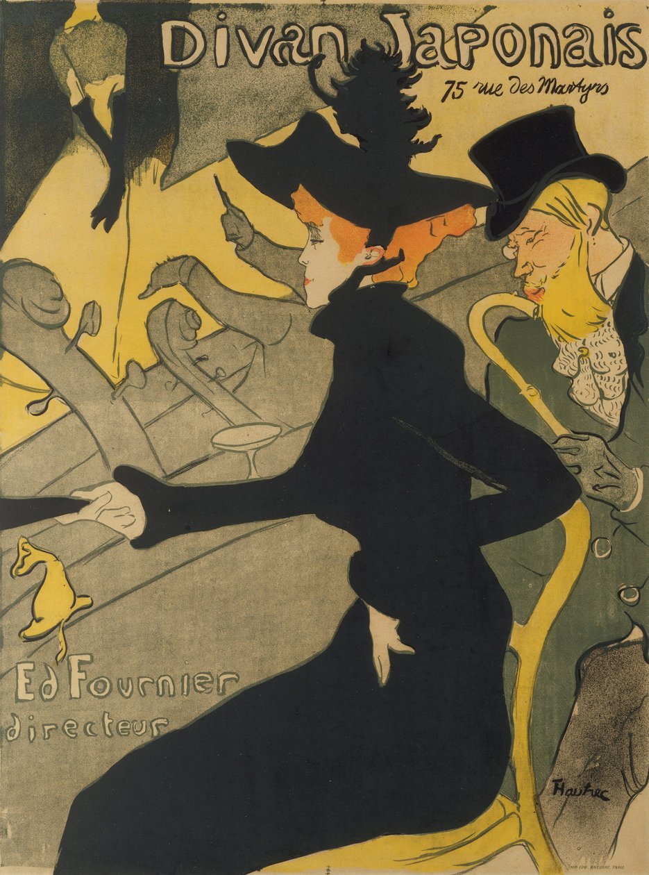 Japonská pohovka od Henri de Toulouse Lautrec