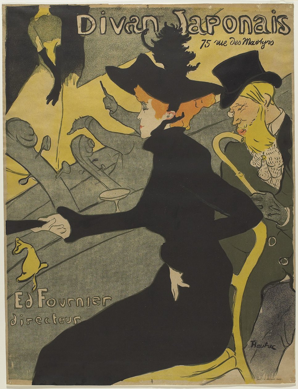 Japonská pohovka od Henri de Toulouse Lautrec