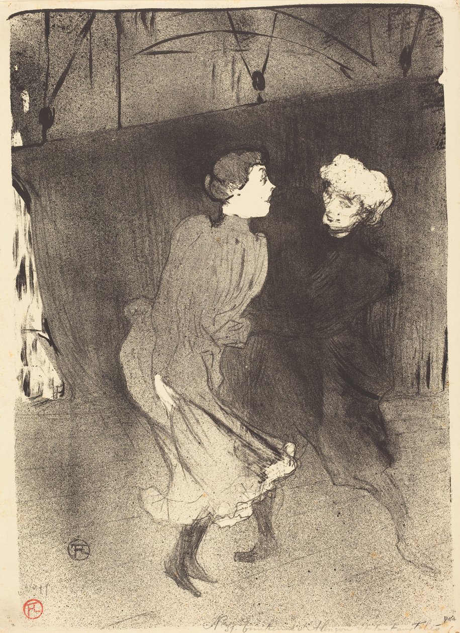 Generální zkouška ve Folies-Bergère od Henri de Toulouse-Lautrec