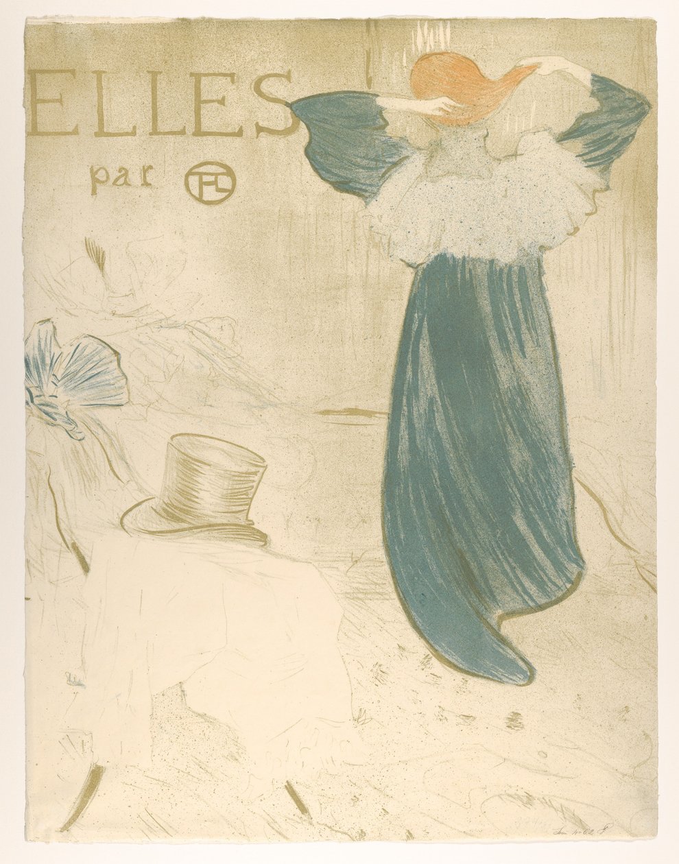 Elles (obálka portfolia) od Henri de Toulouse-Lautrec