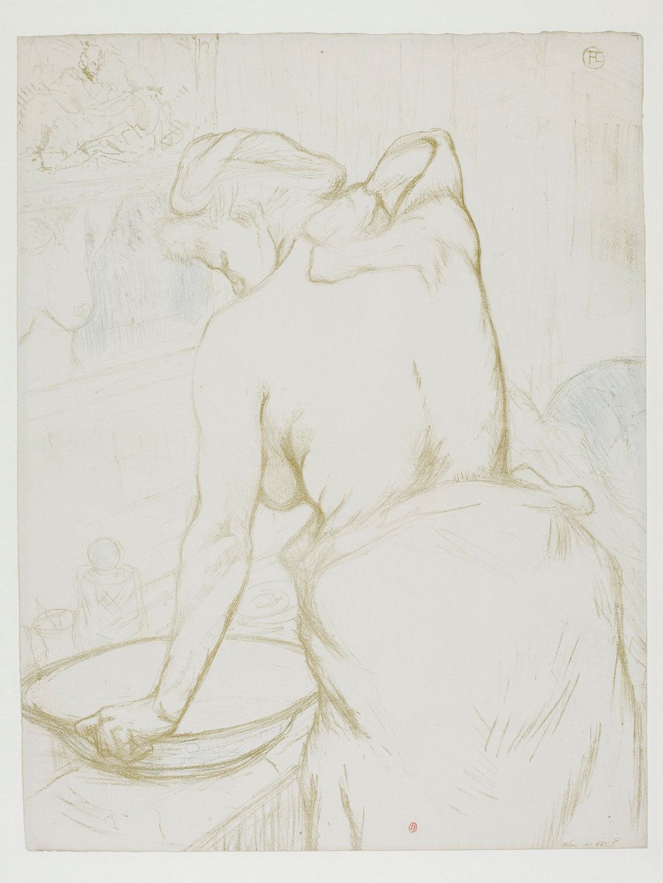 Ony: Žena, která se myje od Henri de Toulouse-Lautrec