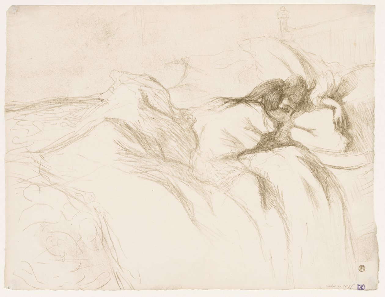 Elles: Spící žena od Henri de Toulouse-Lautrec