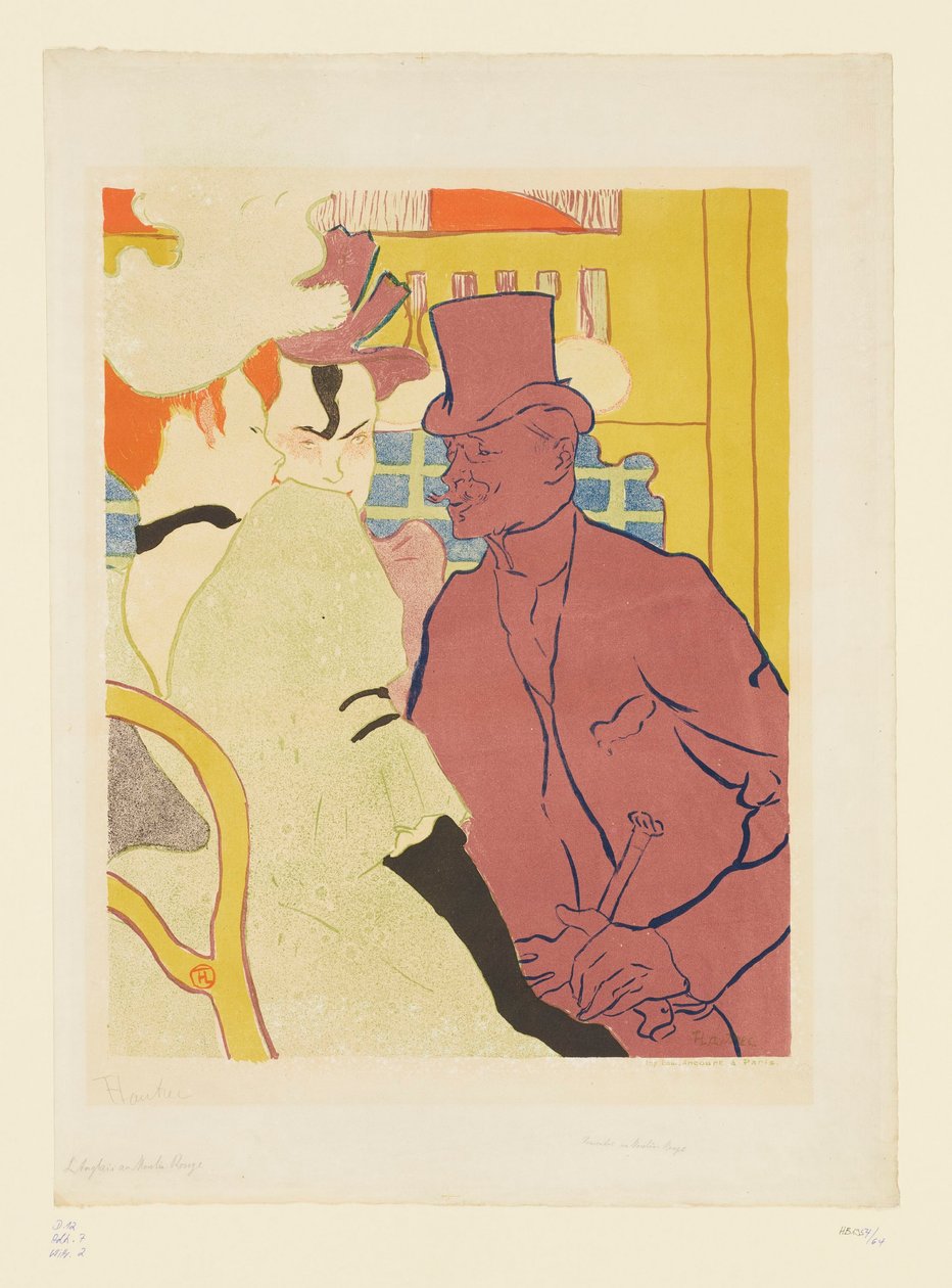 Angličané v Moulin Rouge od Henri de Toulouse Lautrec
