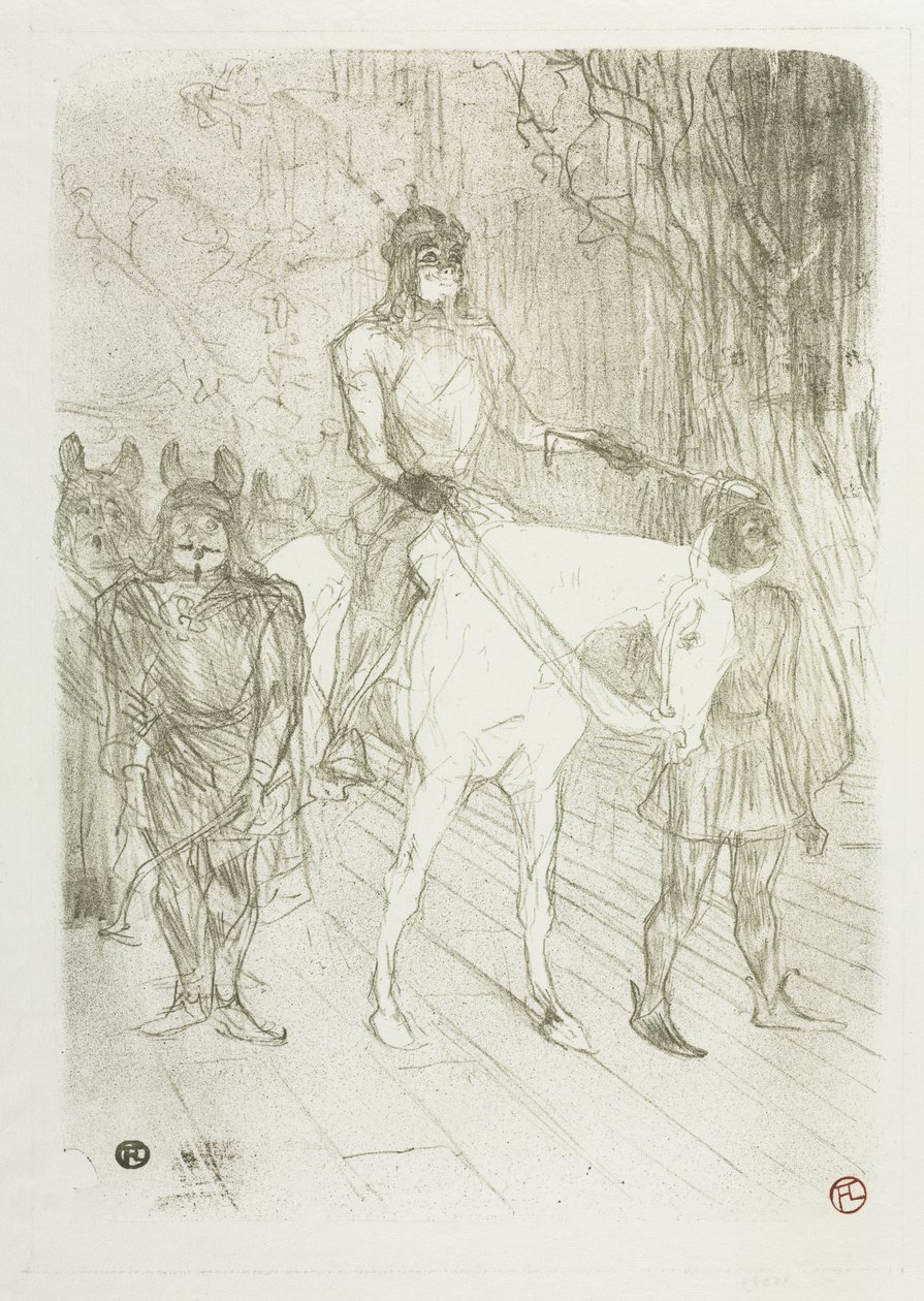 Brasseurův vchod v Chilpéricu od Henri de Toulouse-Lautrec