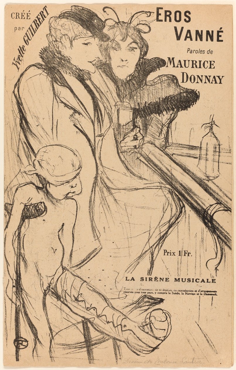 eros vanne od Henri de Toulouse-Lautrec
