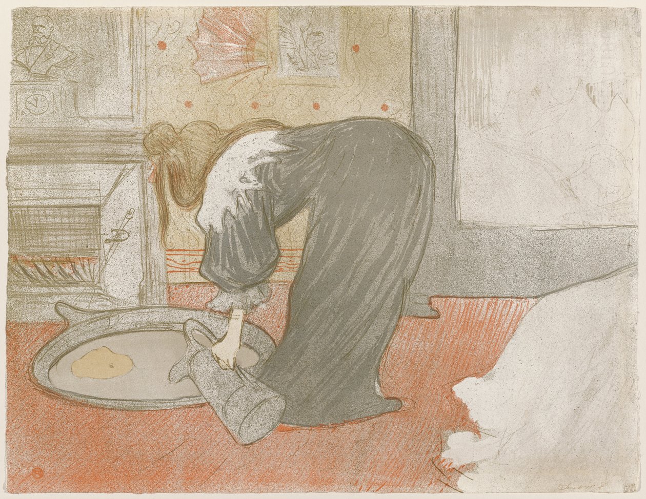 Žena ve vaně od Henri de Toulouse-Lautrec