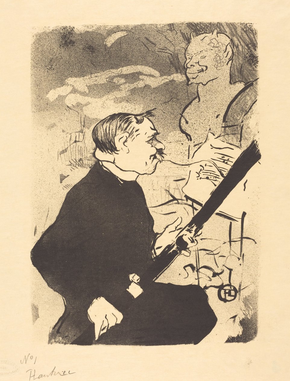 For You (Pro tebe!...) od Henri de Toulouse-Lautrec
