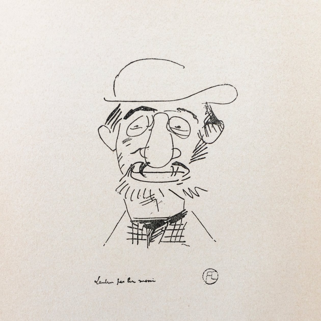 Henri Toulouse-Lautrec. Autoportrét. od Henri de Toulouse Lautrec