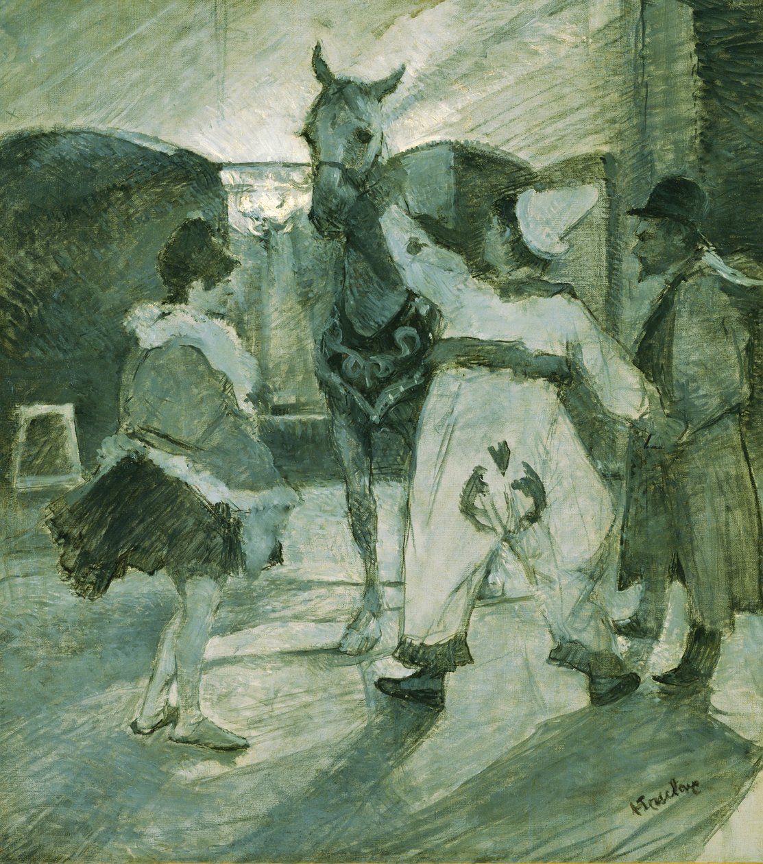 V křídlech cirkusu od Henri de Toulouse-Lautrec