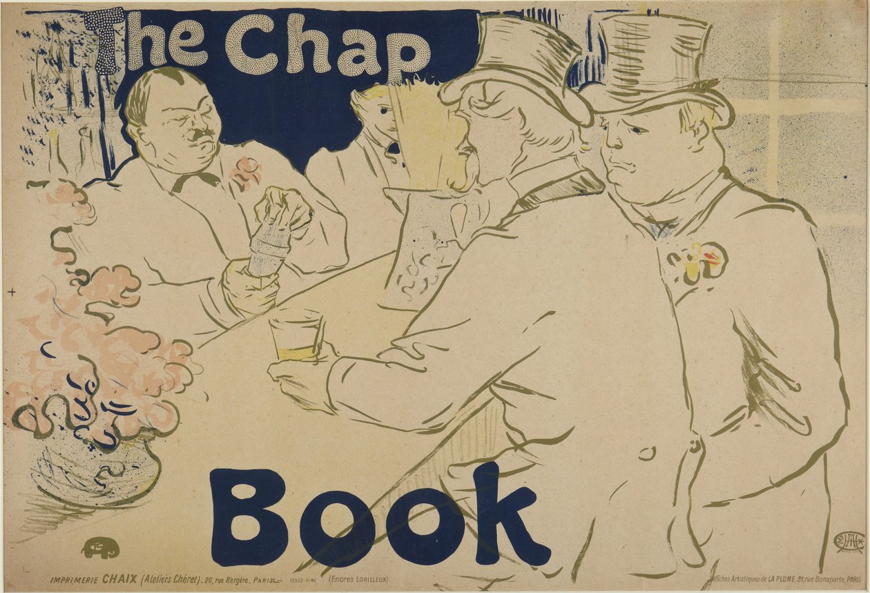Irský a americký bar, Rue Royale – „The Chapbook“ od Henri de Toulouse-Lautrec
