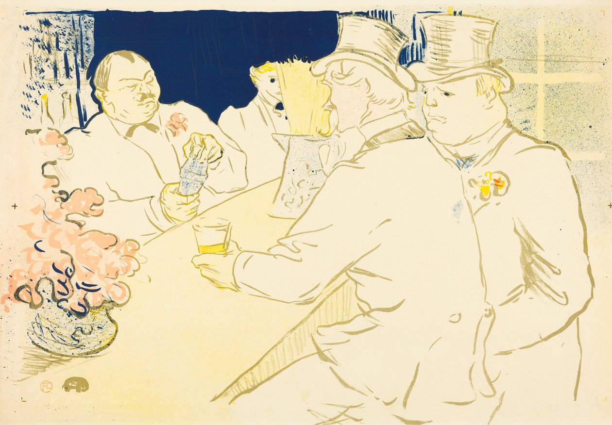 Irský a americký bar, rue Royale od Henri de Toulouse-Lautrec