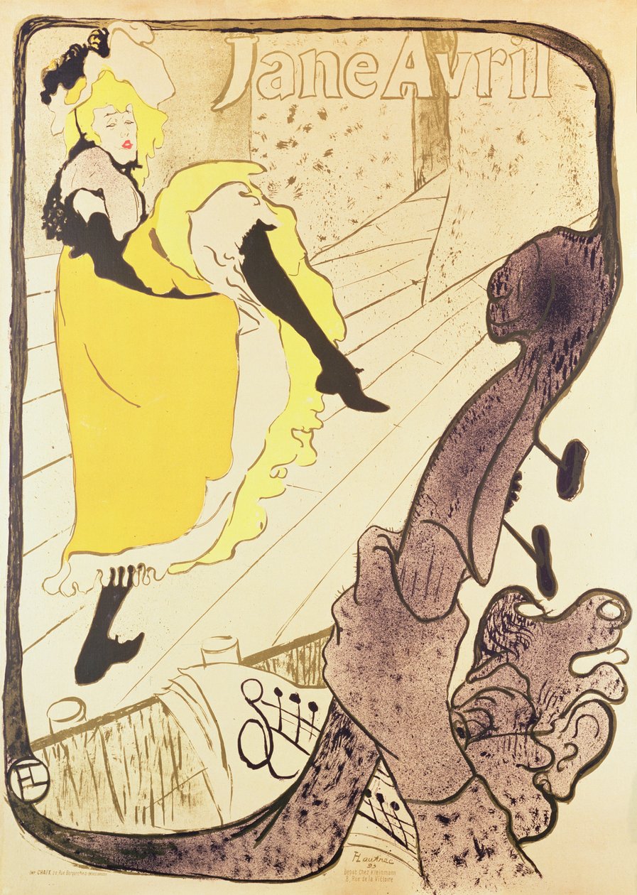 Jane Avril od Henri de Toulouse Lautrec