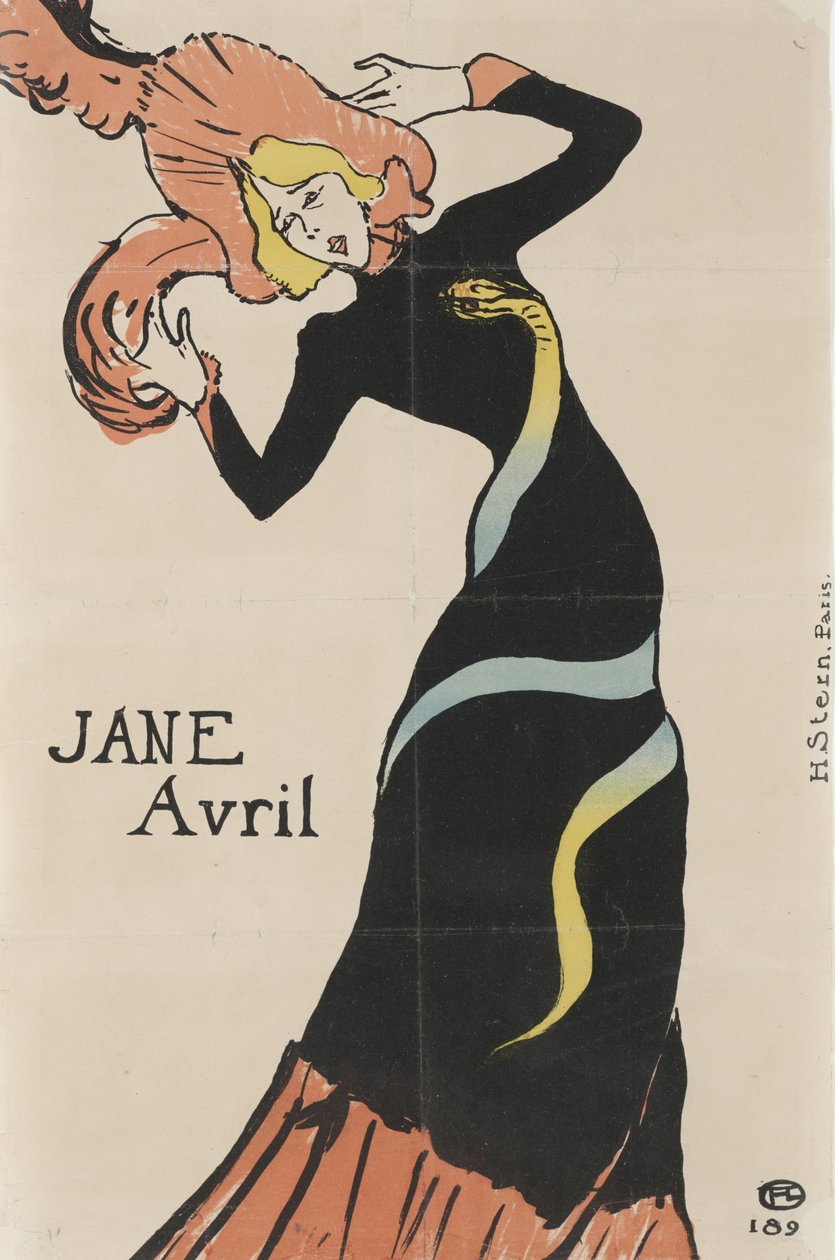 Jane Avril od Henri de Toulouse Lautrec