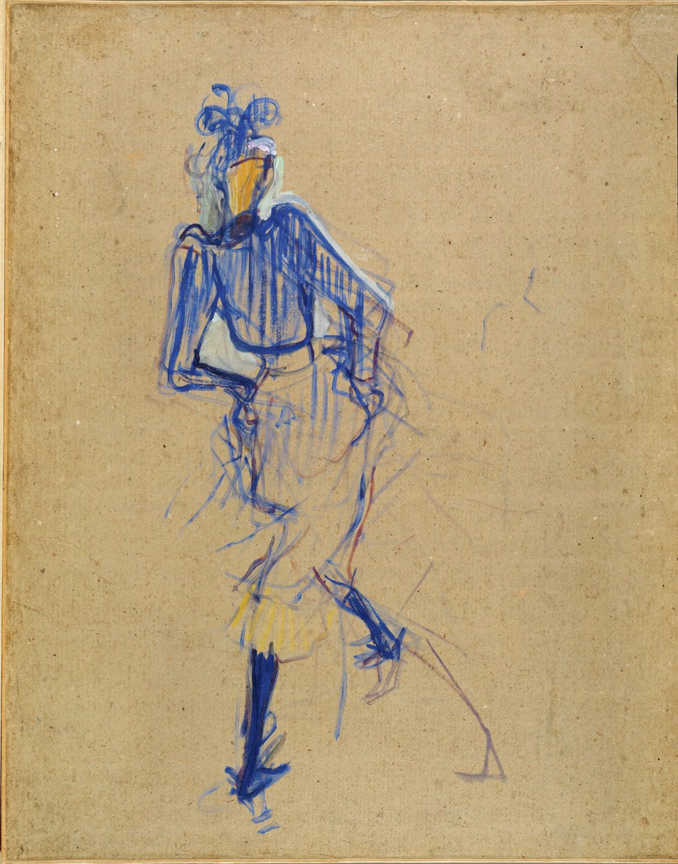 Jane Avril tančí od Henri de Toulouse-Lautrec